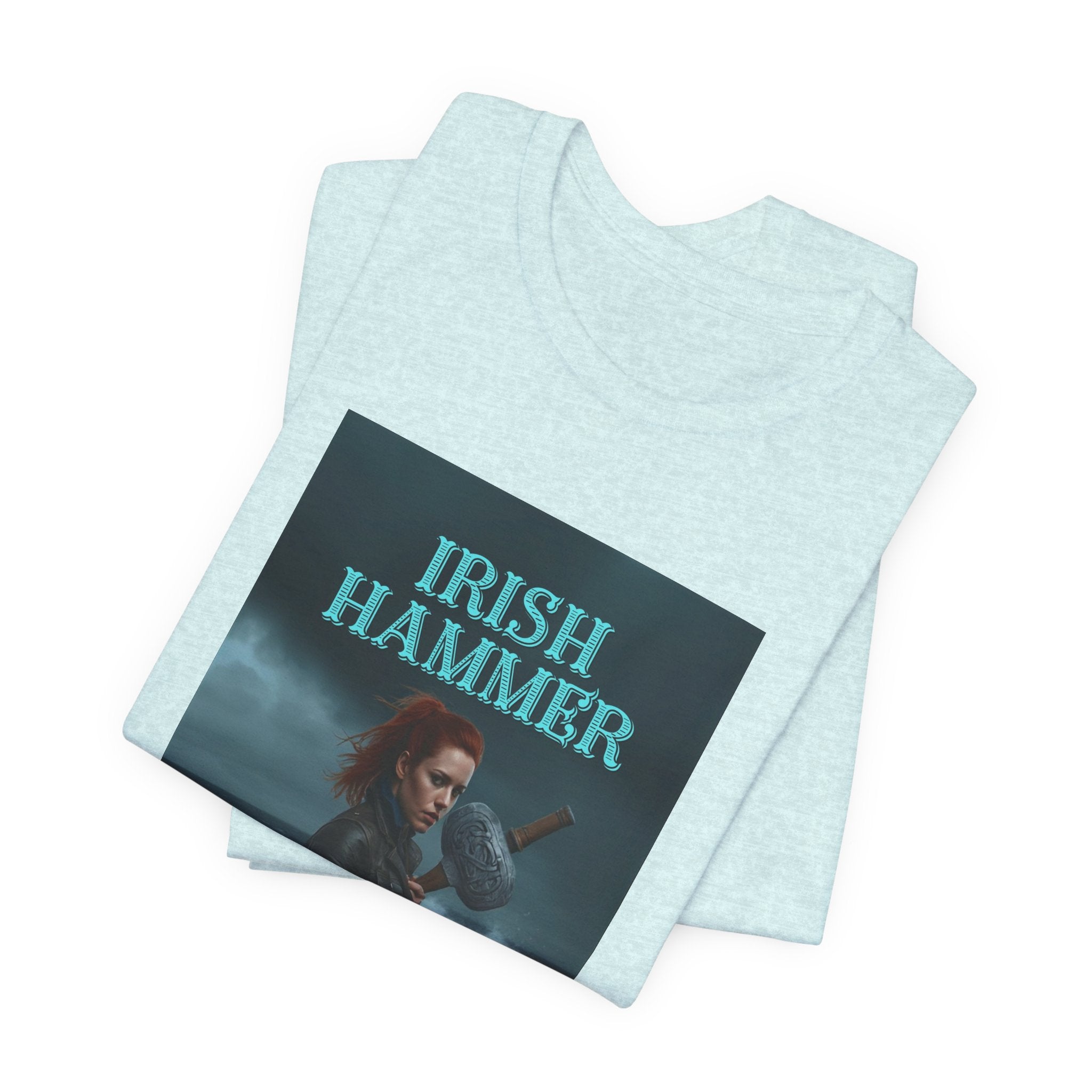 Irish Hammer Graphic Tee — 'Irish Hammer' Book Cover Shirt