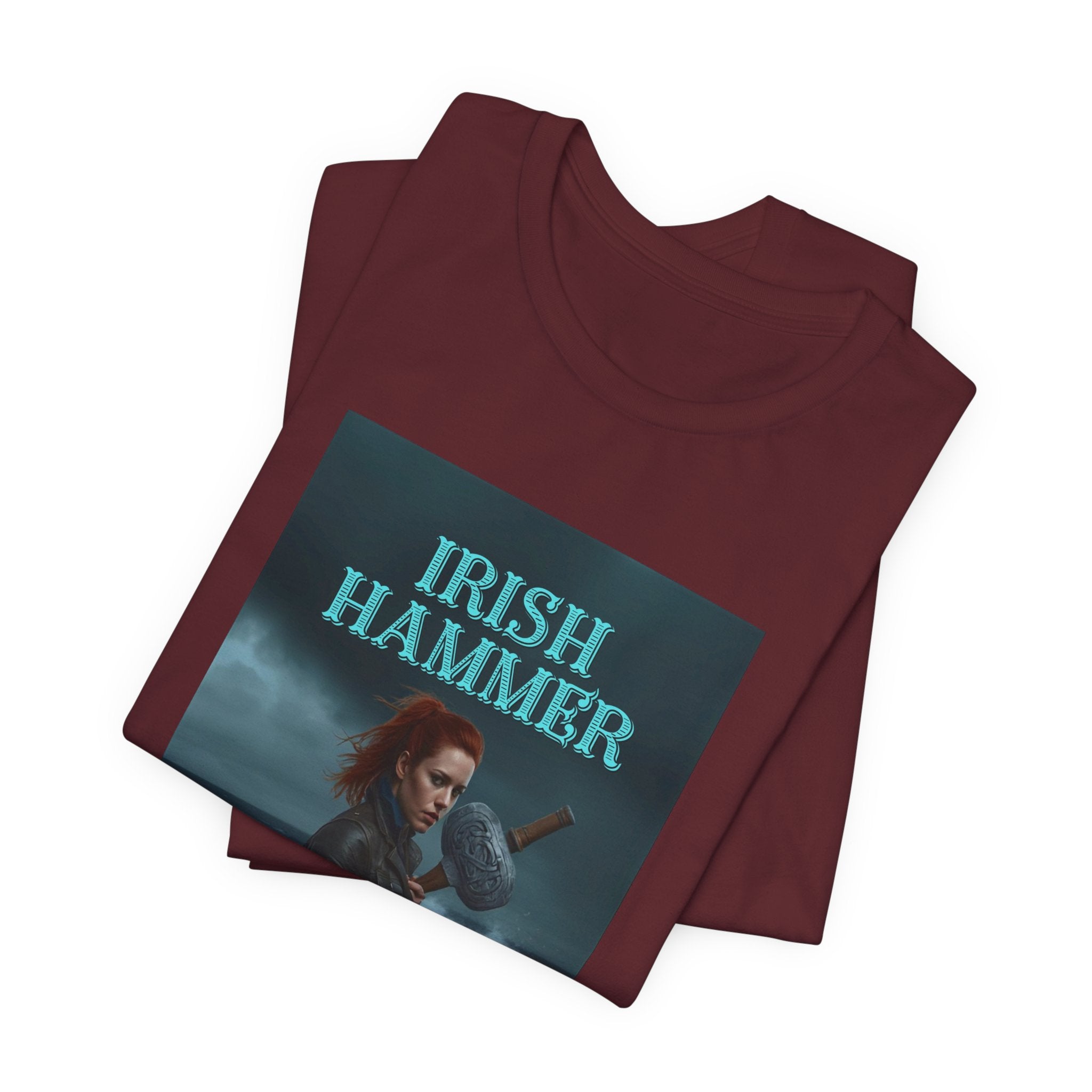 Irish Hammer Graphic Tee — 'Irish Hammer' Book Cover Shirt