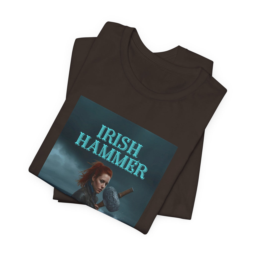 Irish Hammer Graphic Tee — 'Irish Hammer' Book Cover Shirt