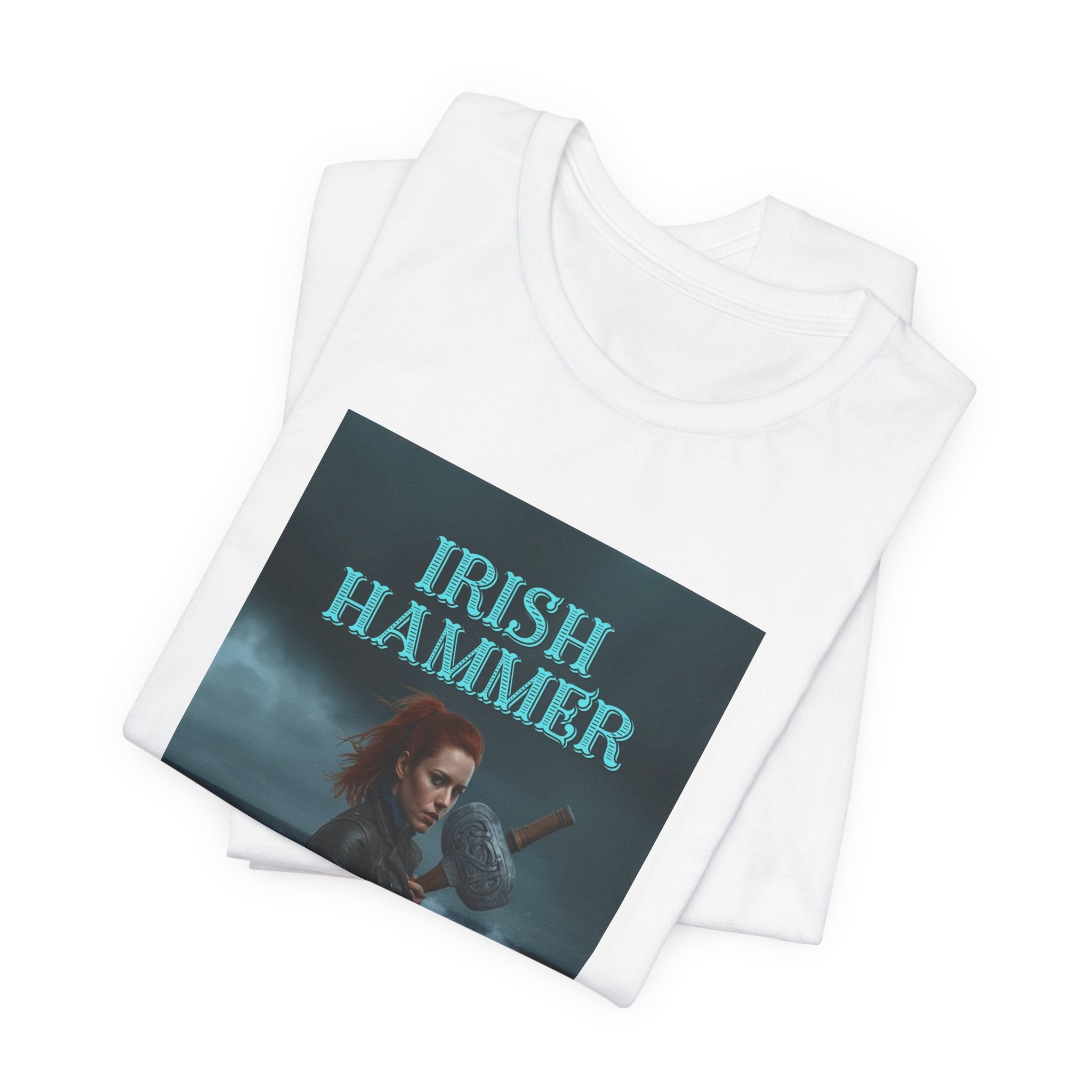 Irish Hammer Graphic Tee — 'Irish Hammer' Book Cover Shirt