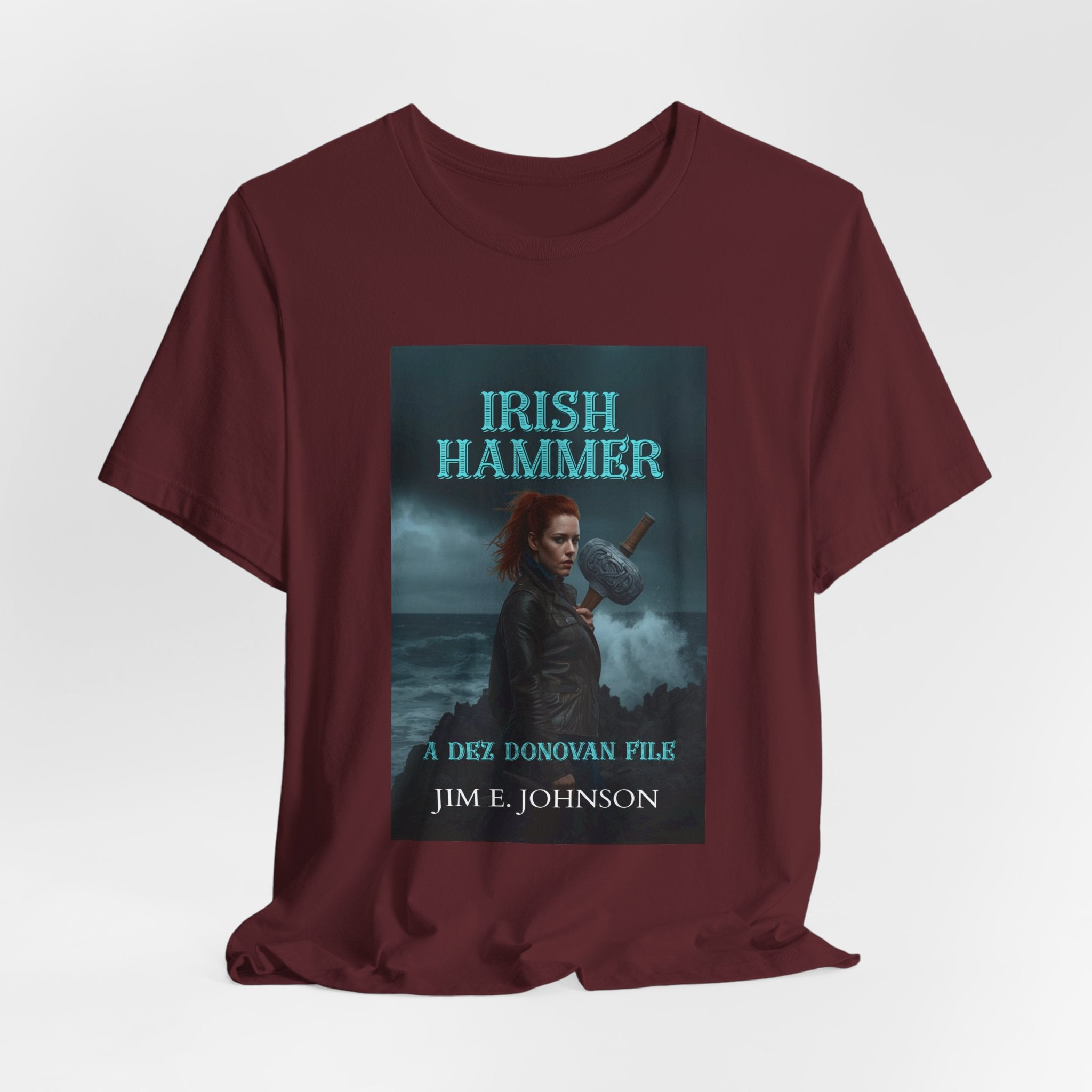 Irish Hammer Graphic Tee — 'Irish Hammer' Book Cover Shirt