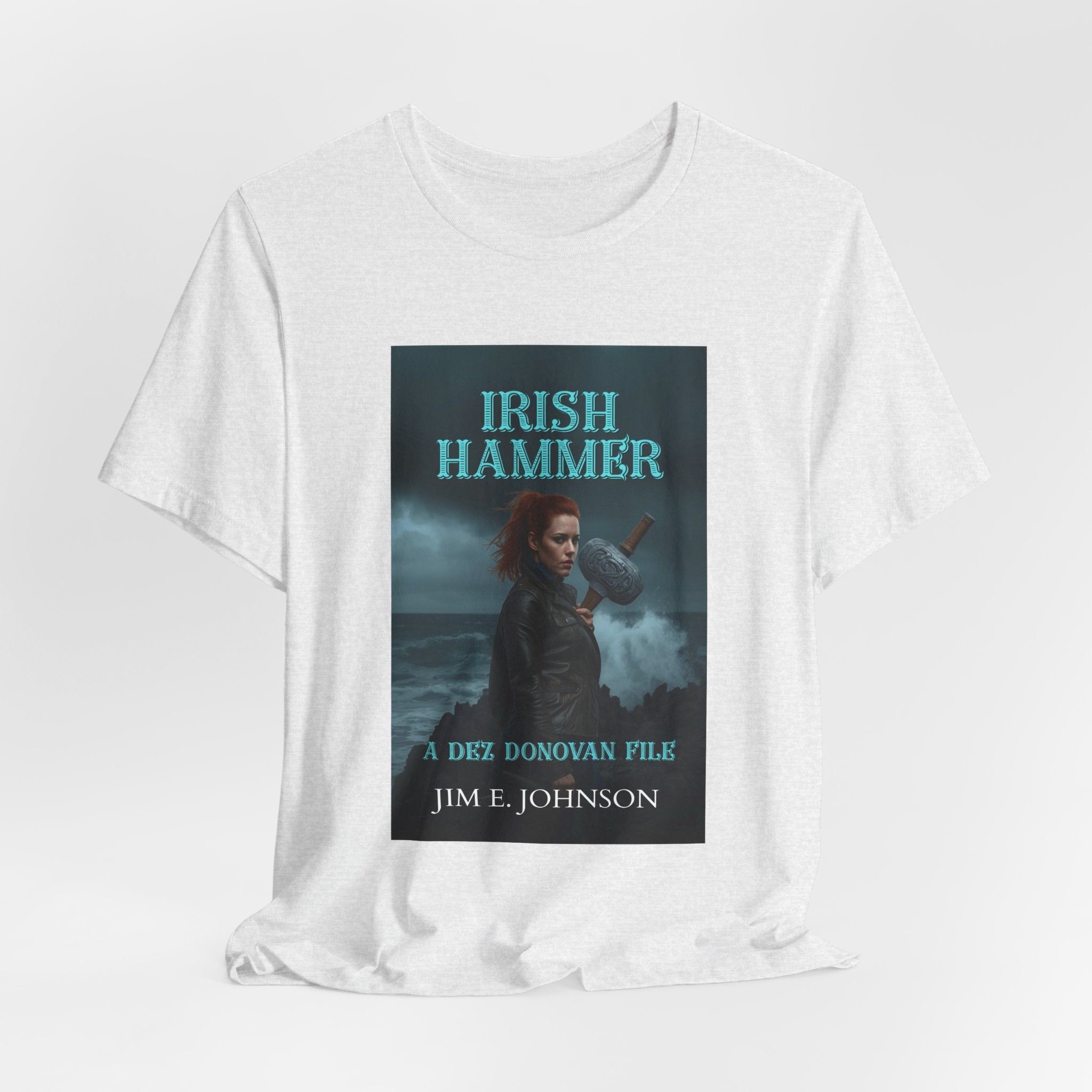 Irish Hammer Graphic Tee — 'Irish Hammer' Book Cover Shirt