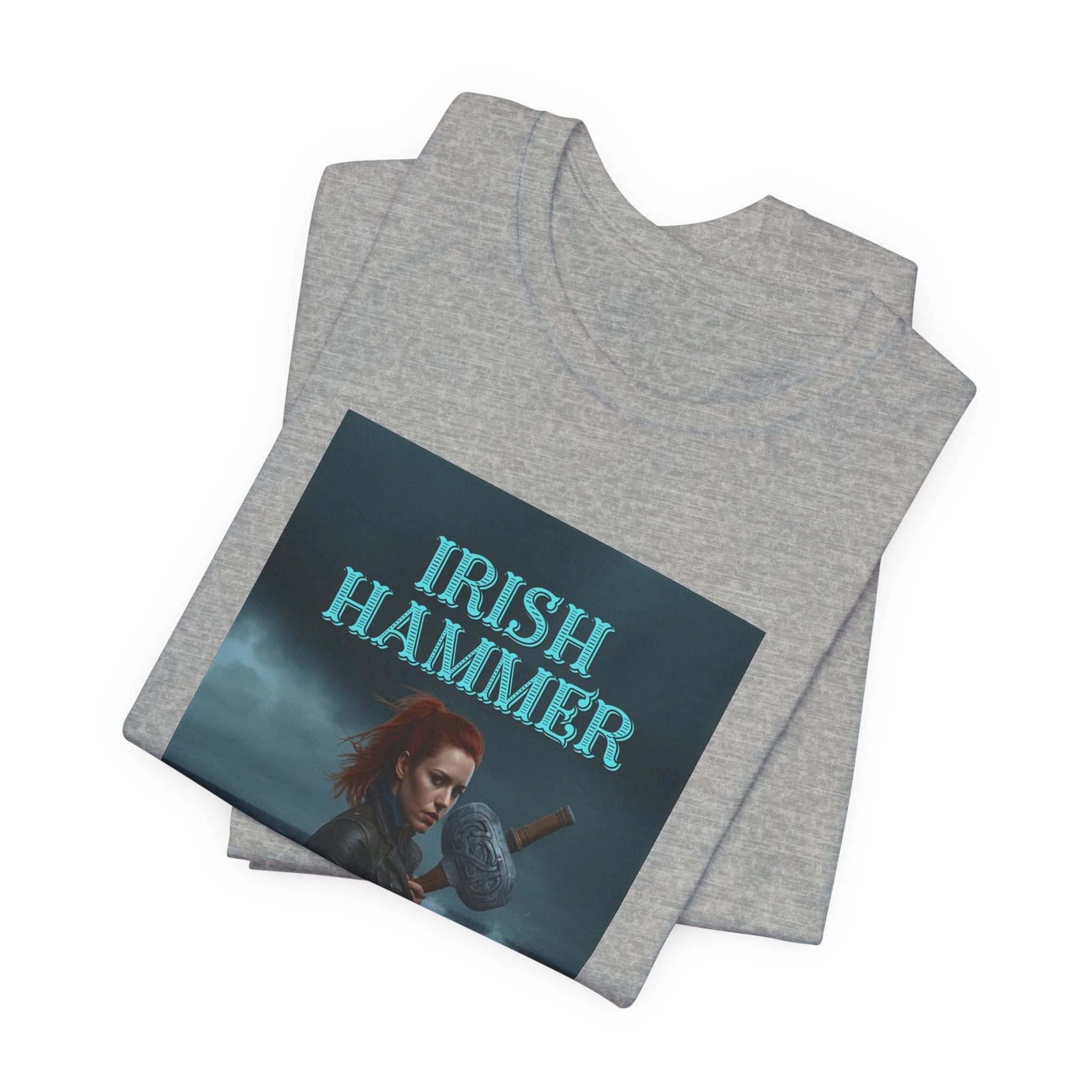 Irish Hammer Graphic Tee — 'Irish Hammer' Book Cover Shirt