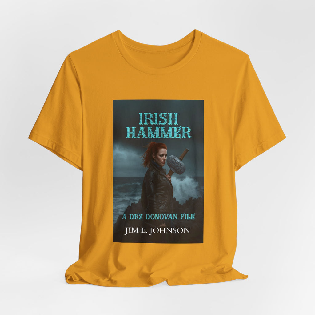 Irish Hammer Graphic Tee — 'Irish Hammer' Book Cover Shirt