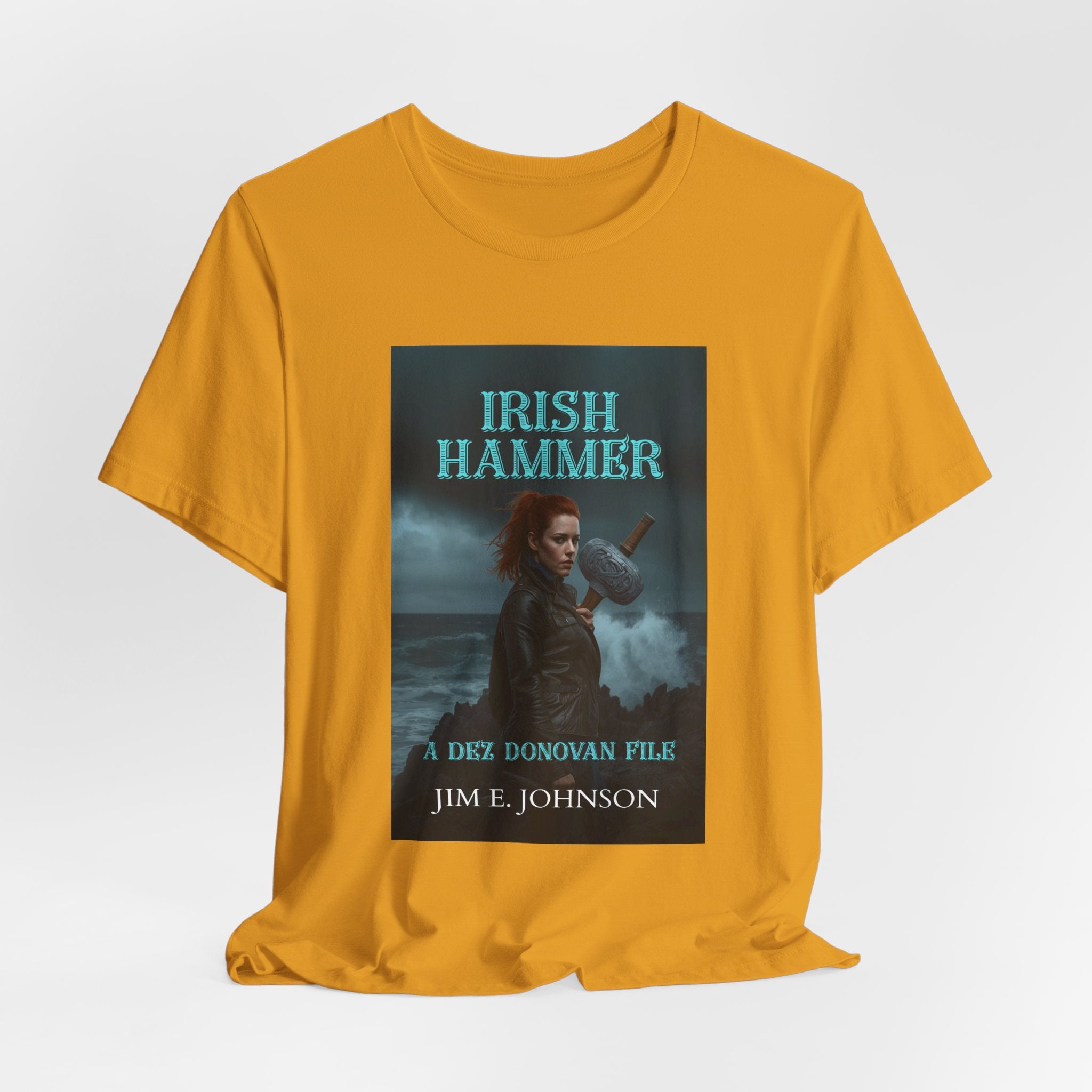 Irish Hammer Graphic Tee — 'Irish Hammer' Book Cover Shirt