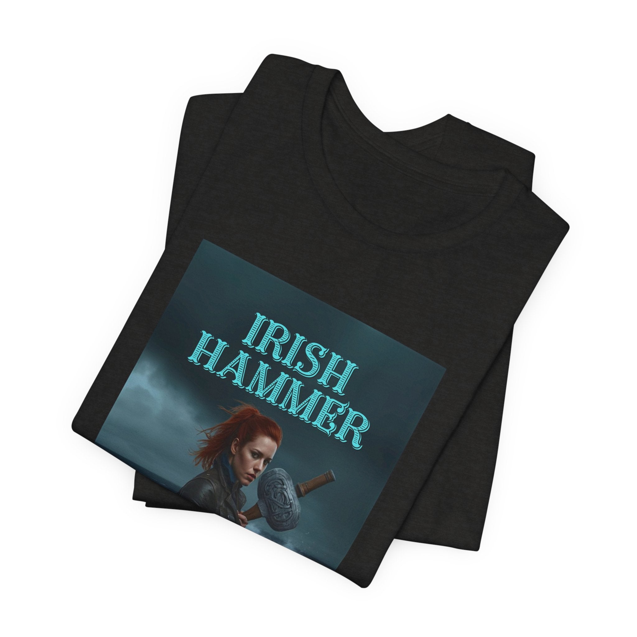 Irish Hammer Graphic Tee — 'Irish Hammer' Book Cover Shirt