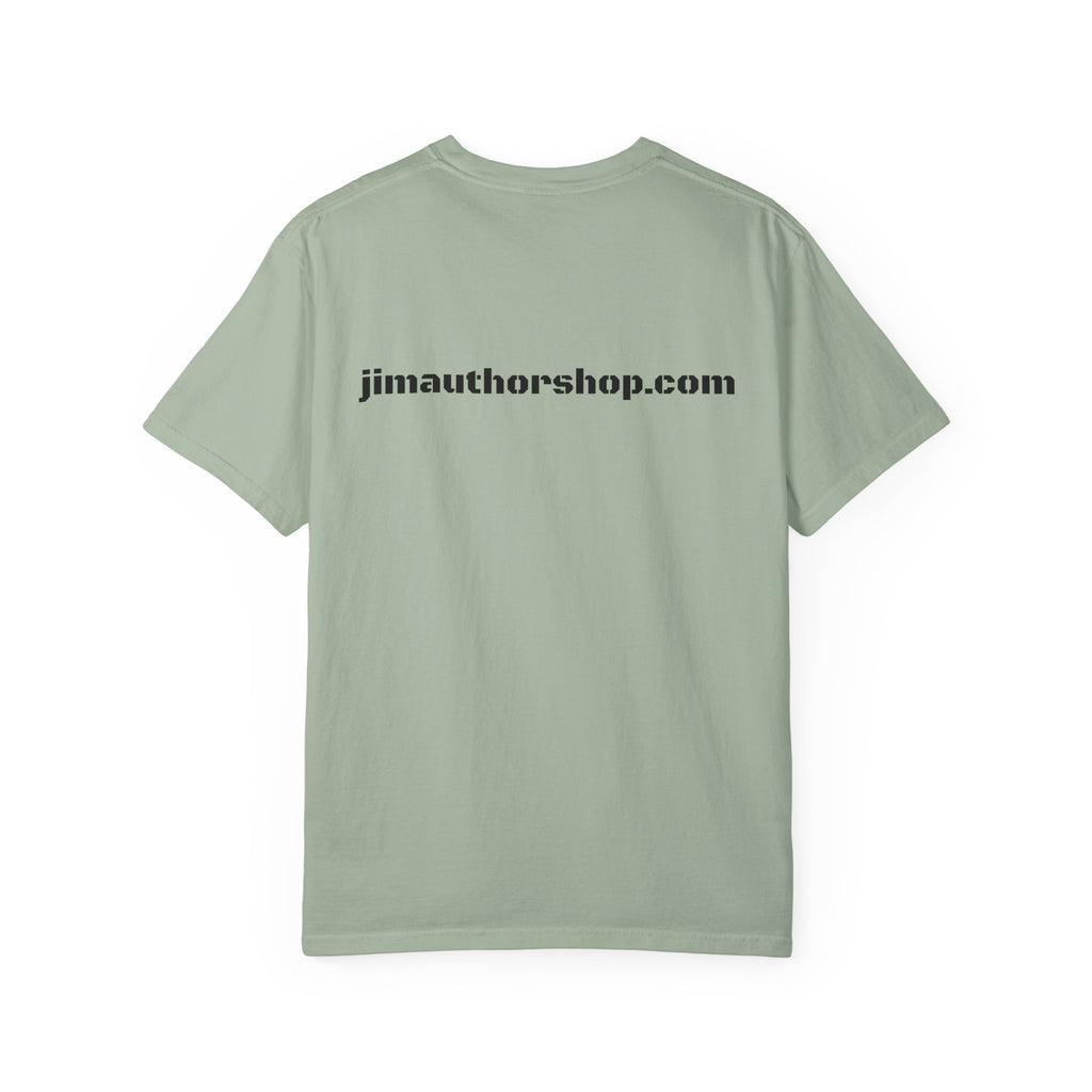 Book Cover Tee — "Body Slams and Wounded Plans" Literary T‑Shirt