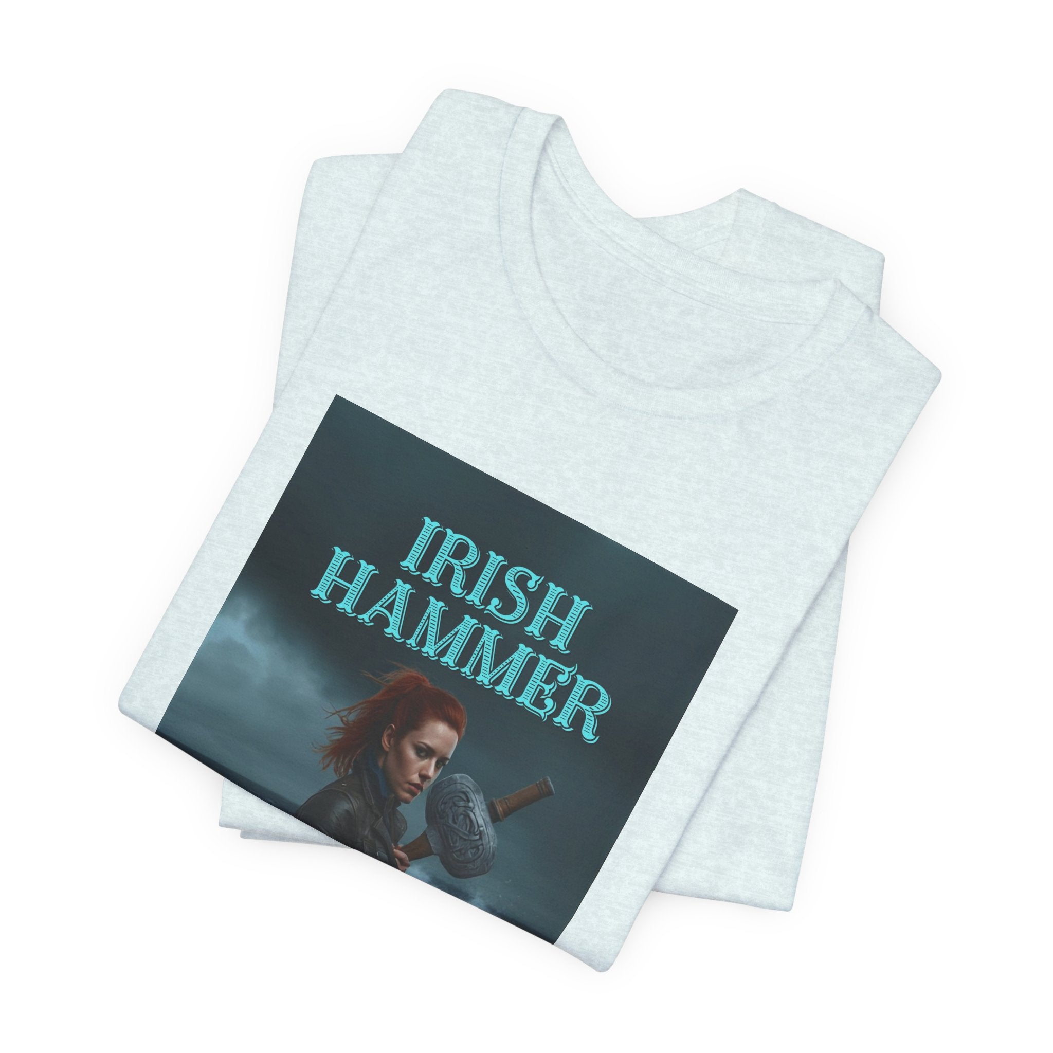 Irish Hammer Graphic Tee — 'Irish Hammer' Book Cover Shirt