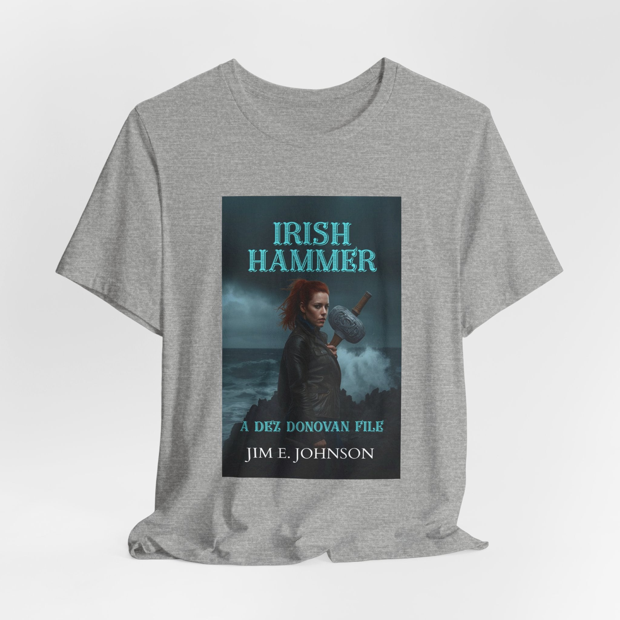 Irish Hammer Graphic Tee — 'Irish Hammer' Book Cover Shirt