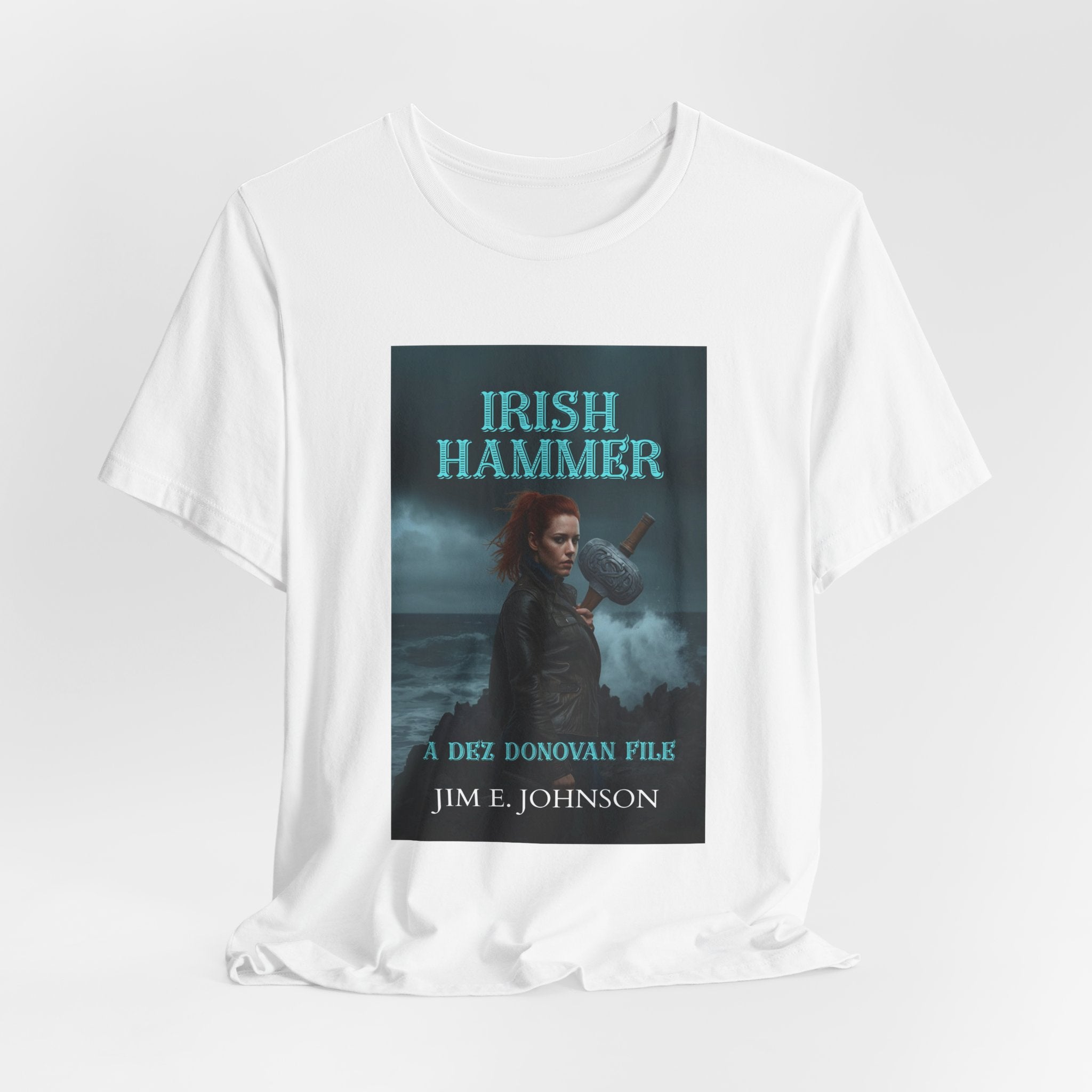 Irish Hammer Graphic Tee — 'Irish Hammer' Book Cover Shirt