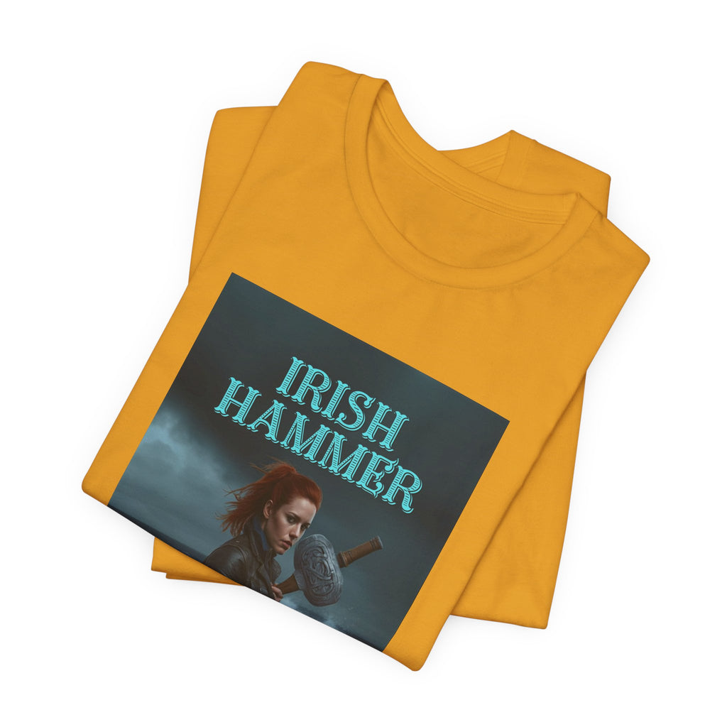 Irish Hammer Graphic Tee — 'Irish Hammer' Book Cover Shirt