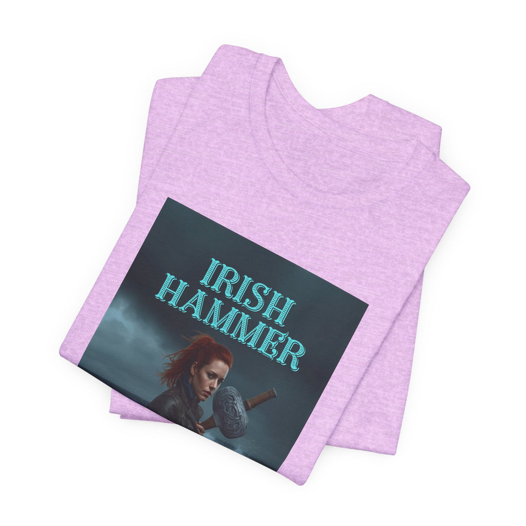 Irish Hammer Graphic Tee — 'Irish Hammer' Book Cover Shirt