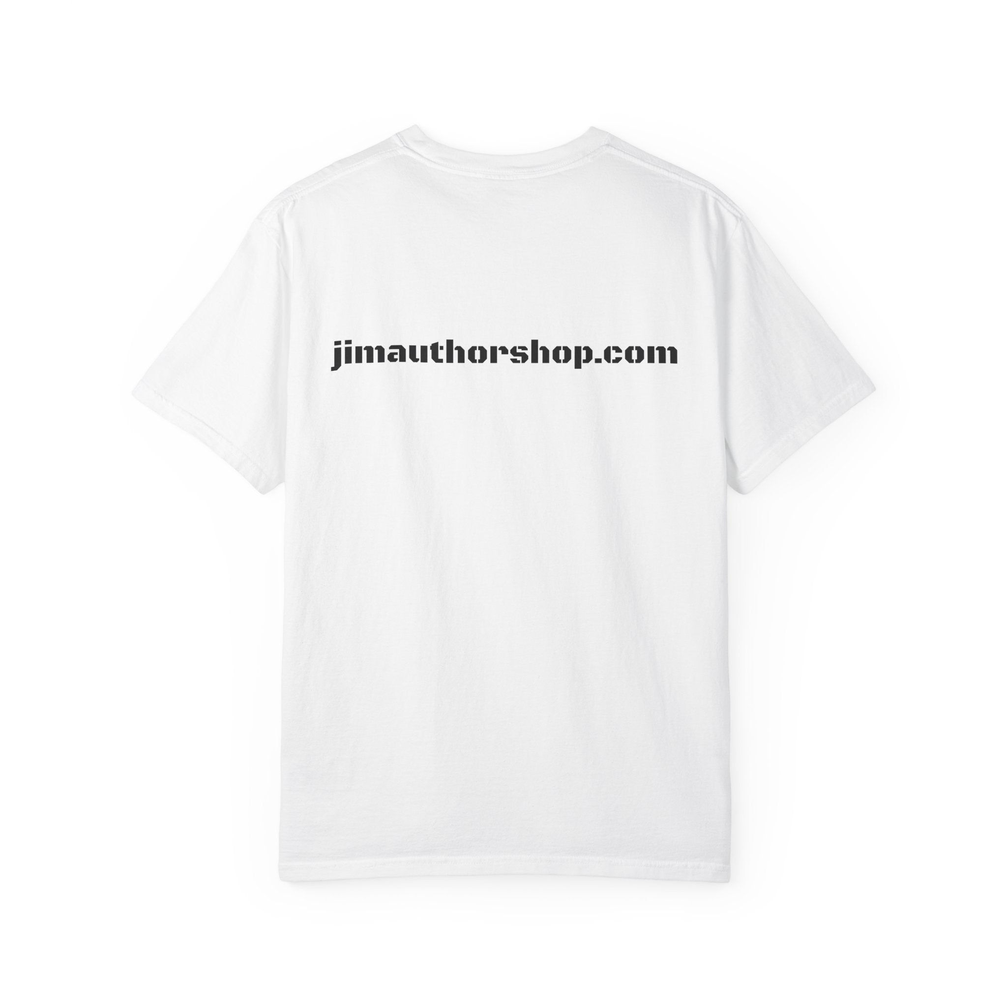 Book Cover Tee — "Body Slams and Wounded Plans" Literary T‑Shirt