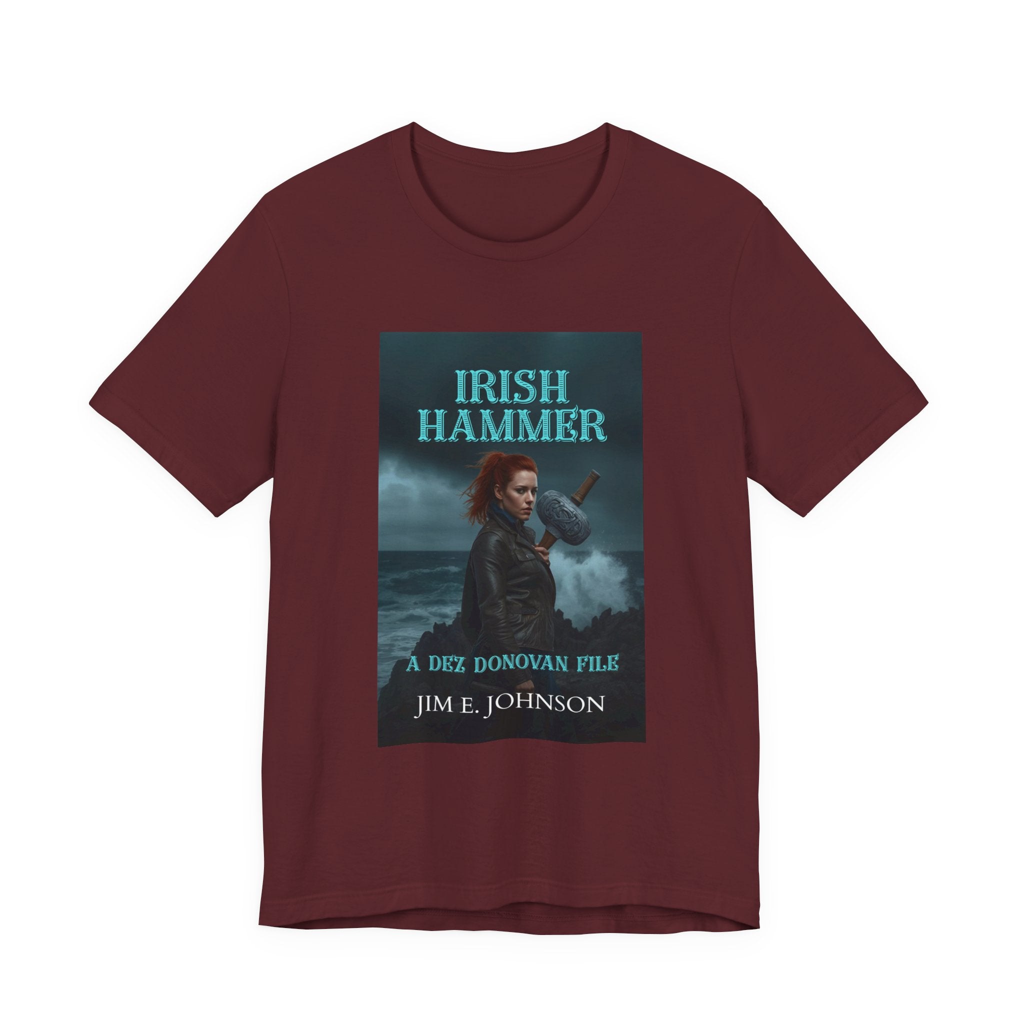 Irish Hammer Graphic Tee — 'Irish Hammer' Book Cover Shirt