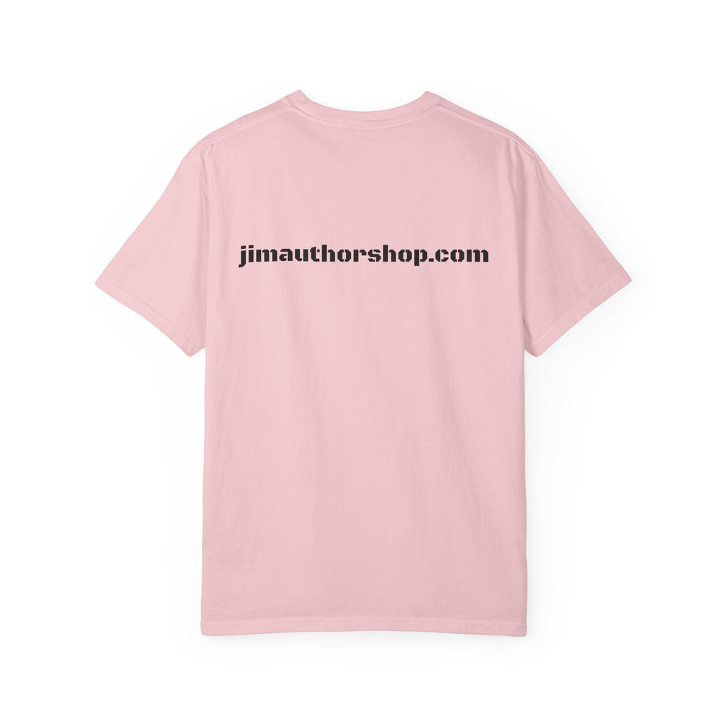 Book Cover Tee — "Body Slams and Wounded Plans" Literary T‑Shirt