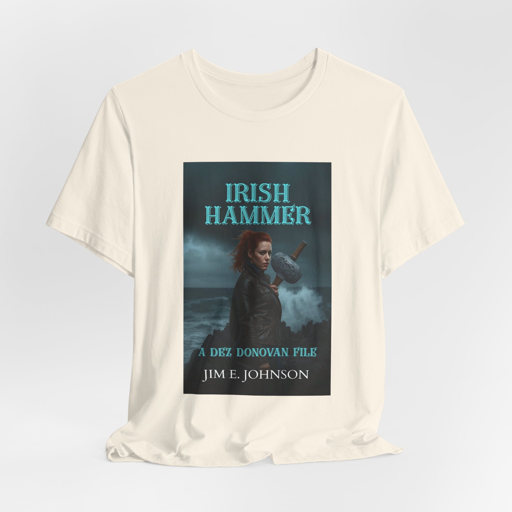 Irish Hammer Graphic Tee — 'Irish Hammer' Book Cover Shirt