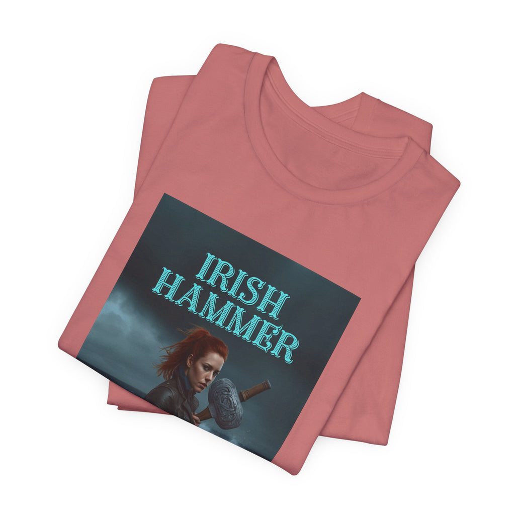 Irish Hammer Graphic Tee — 'Irish Hammer' Book Cover Shirt