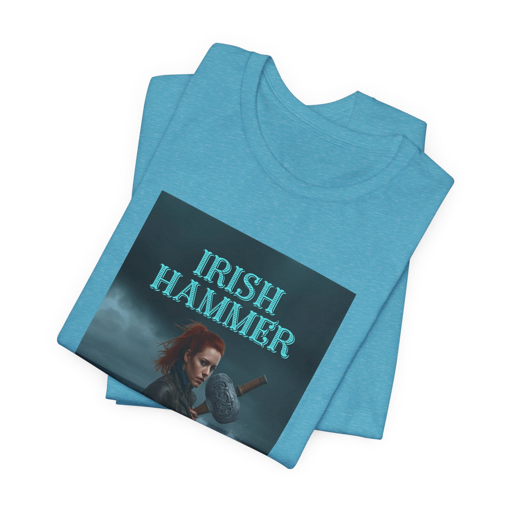 Irish Hammer Graphic Tee — 'Irish Hammer' Book Cover Shirt