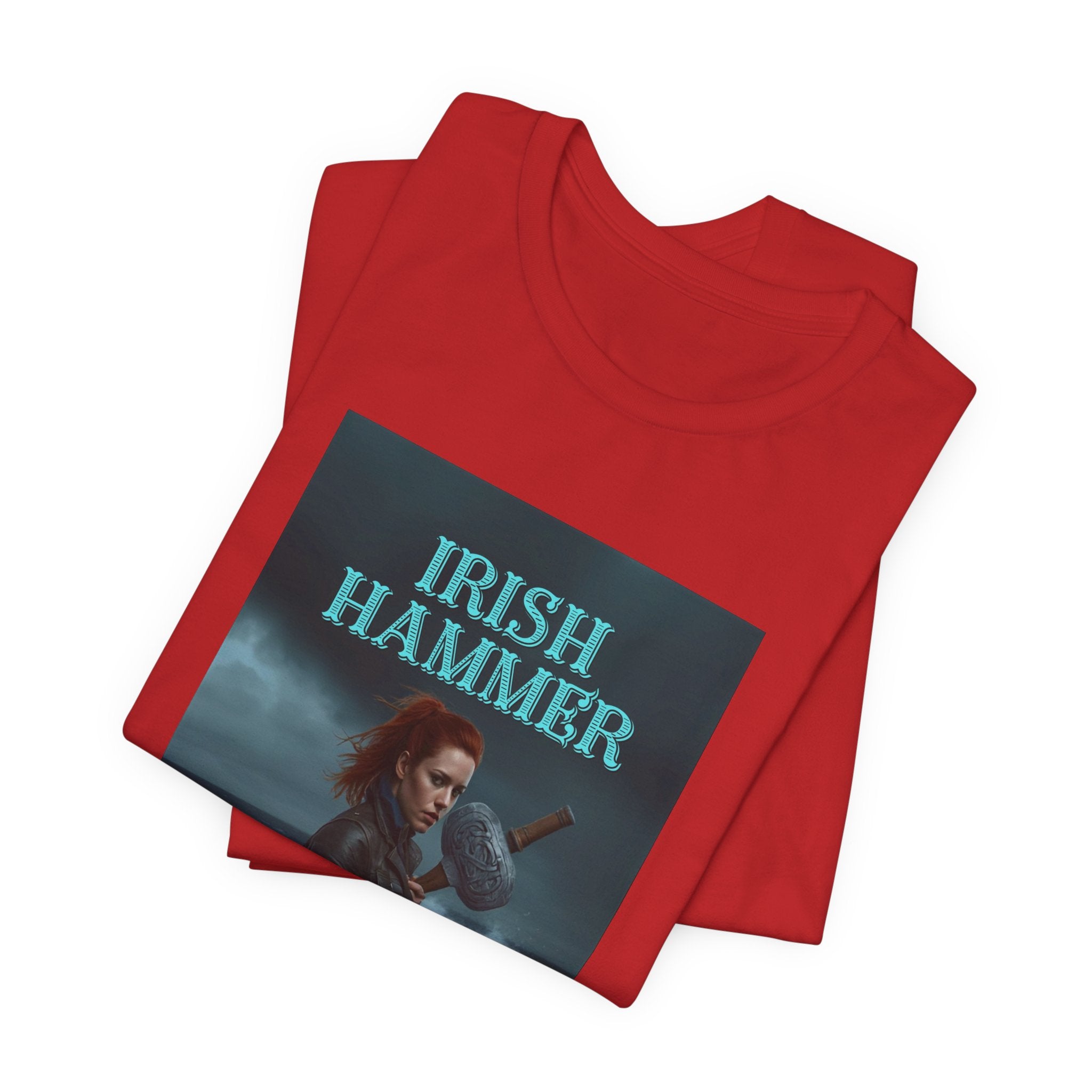Irish Hammer Graphic Tee — 'Irish Hammer' Book Cover Shirt