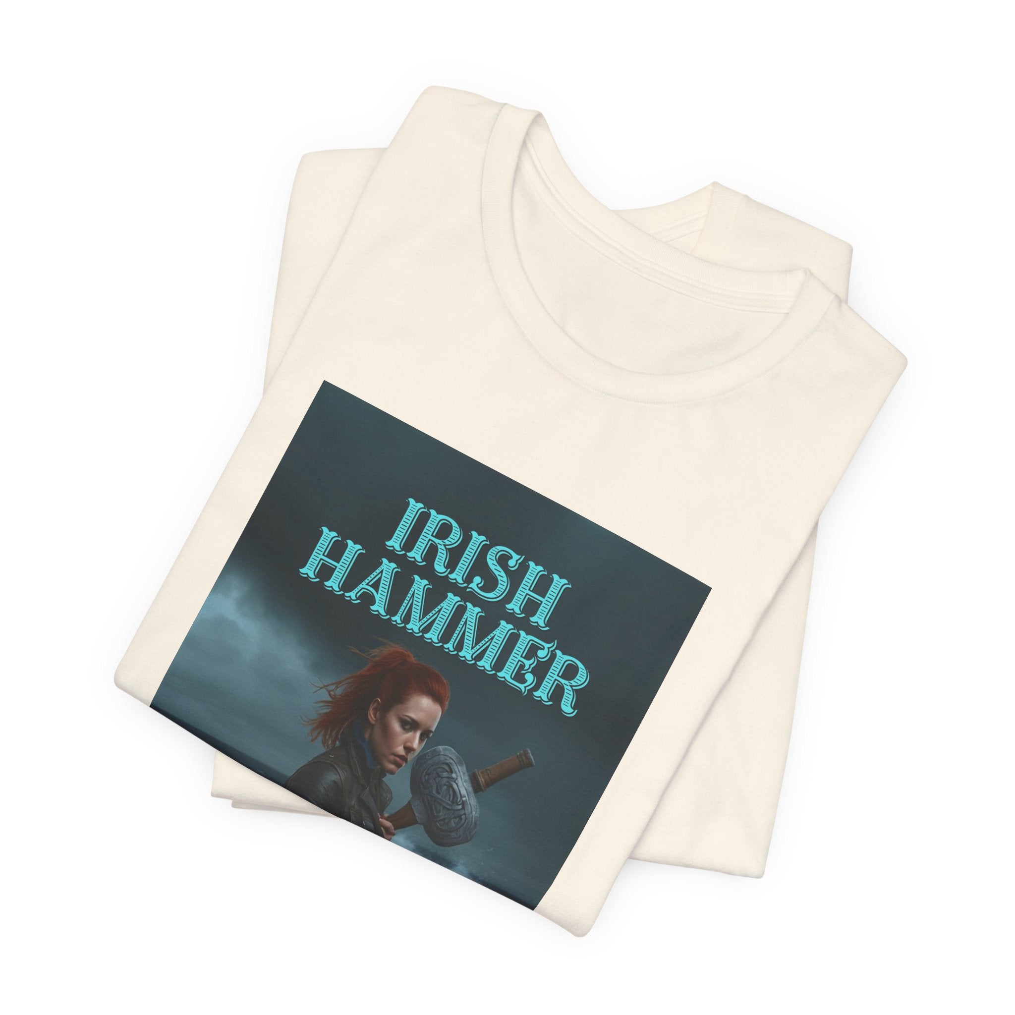 Irish Hammer Graphic Tee — 'Irish Hammer' Book Cover Shirt