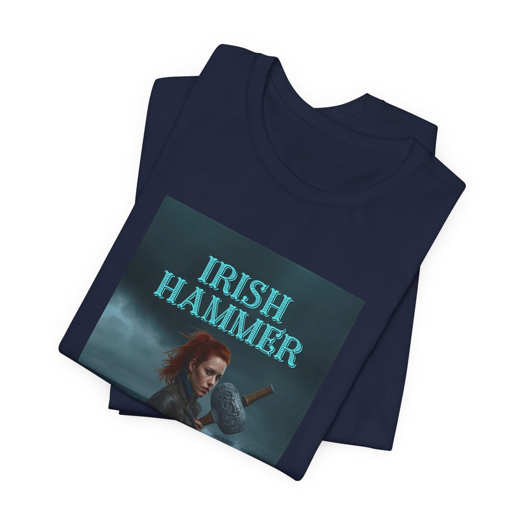 Irish Hammer Graphic Tee — 'Irish Hammer' Book Cover Shirt